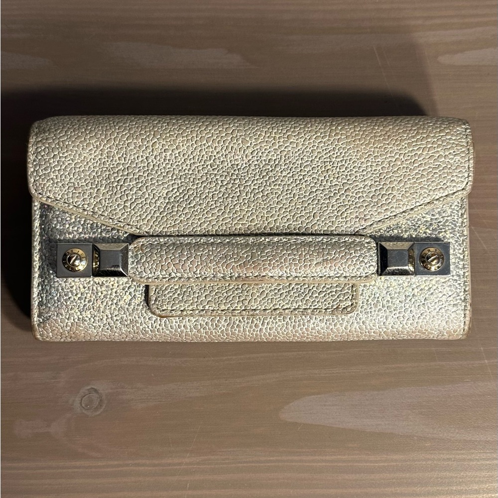 VERY RARE HENRI BENDEL HOLOGRAPHIC CARLYLE WALLET